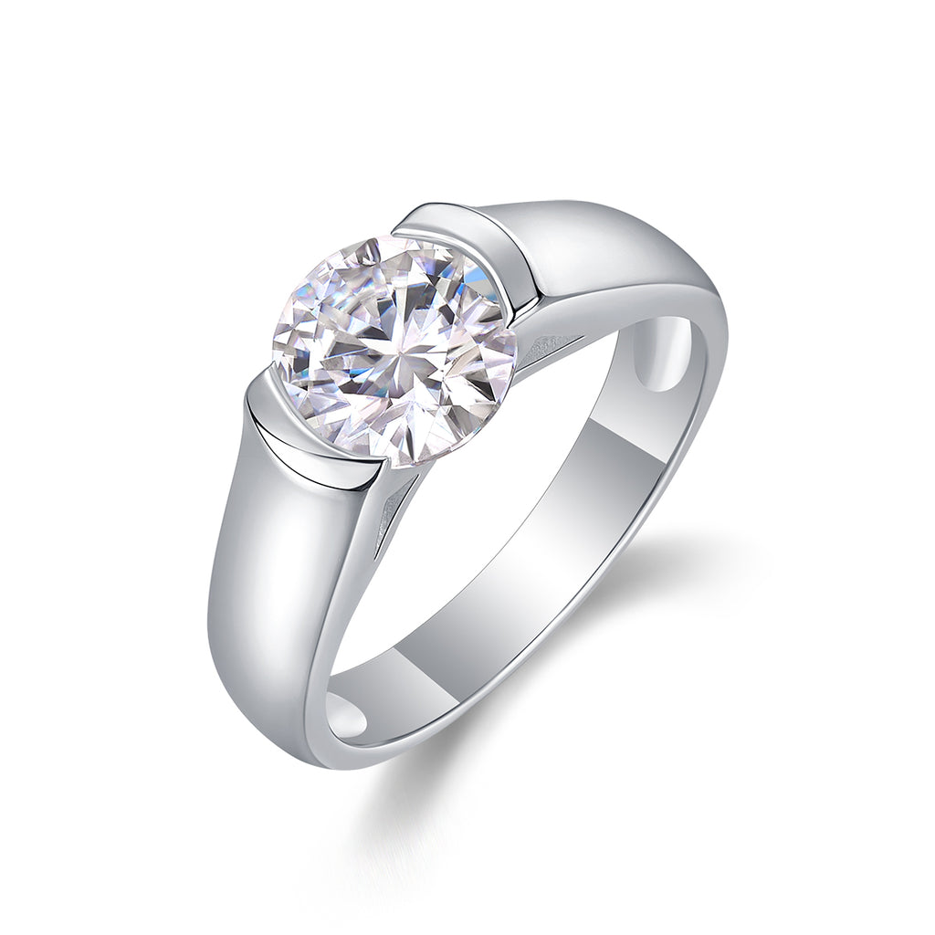 1The Love Of Your Life Diamond Ring, Wedding Ring, Luxury Fashion Set With Moissanite Silver Ring Prohibit Tk Sales