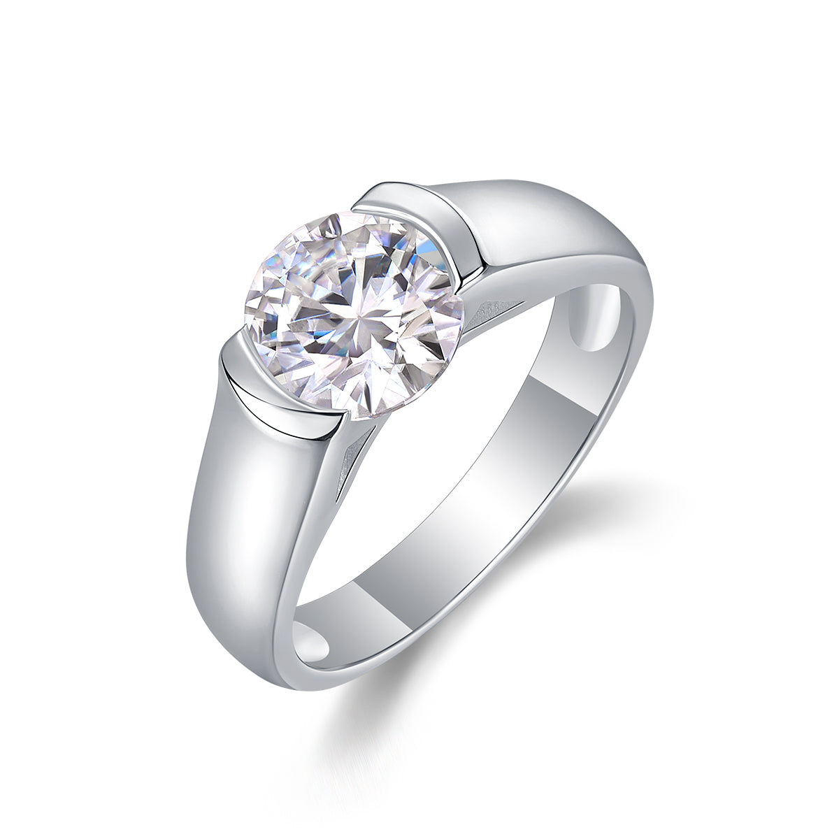 1The Love Of Your Life Diamond Ring, Wedding Ring, Luxury Fashion Set With Moissanite Silver Ring Prohibit Tk Sales