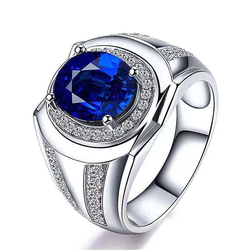 Chiba Silver-plated Ring Fashionable All-match Diamond Ring Wedding Classic Temperament