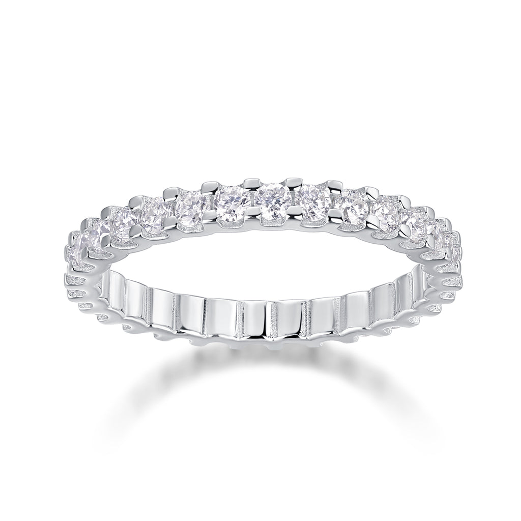 1Wish Diamond Ring Luxury Fashion Set Moissanite Silver Ring Prohibit Tk Sales