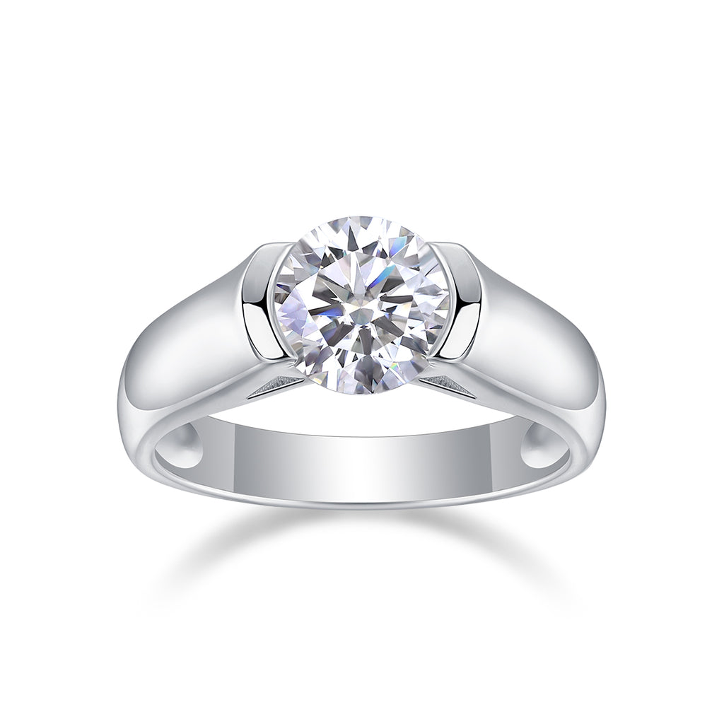 1The Love Of Your Life Diamond Ring, Wedding Ring, Luxury Fashion Set With Moissanite Silver Ring Prohibit Tk Sales