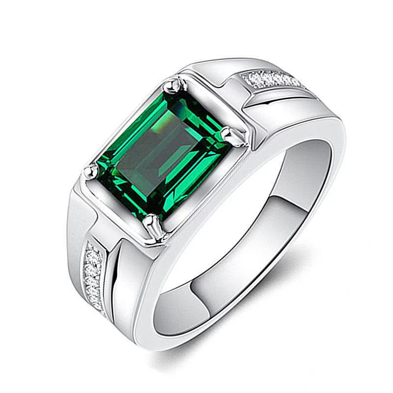 Chiba Silver-plated Ring Fashionable All-match Diamond Ring Wedding Classic Temperament